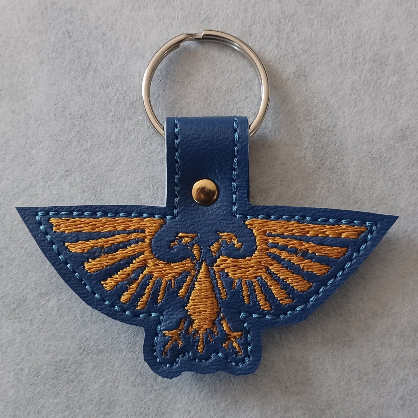 Warhammer Double Eagle Embroidered Vinyl Key Ring