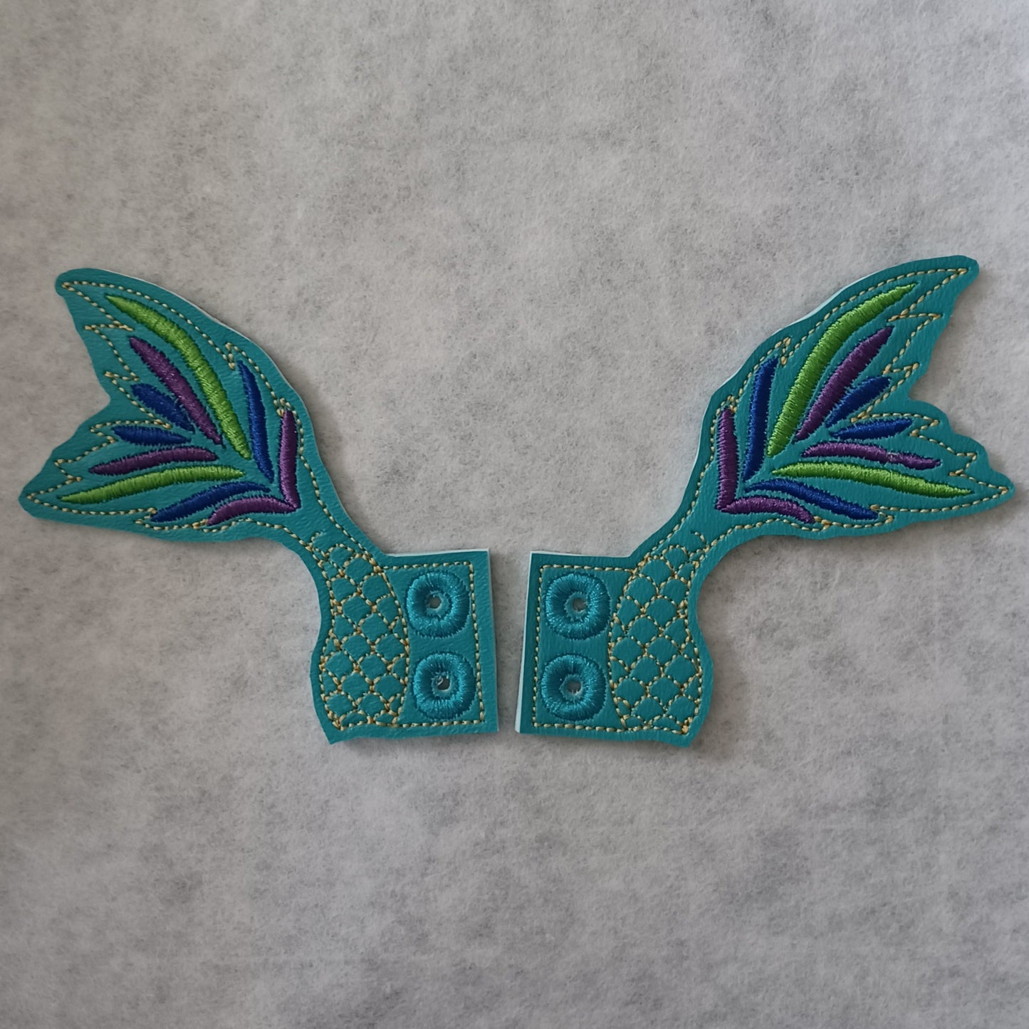 Mermaid Tail Shoe / Boot Wings