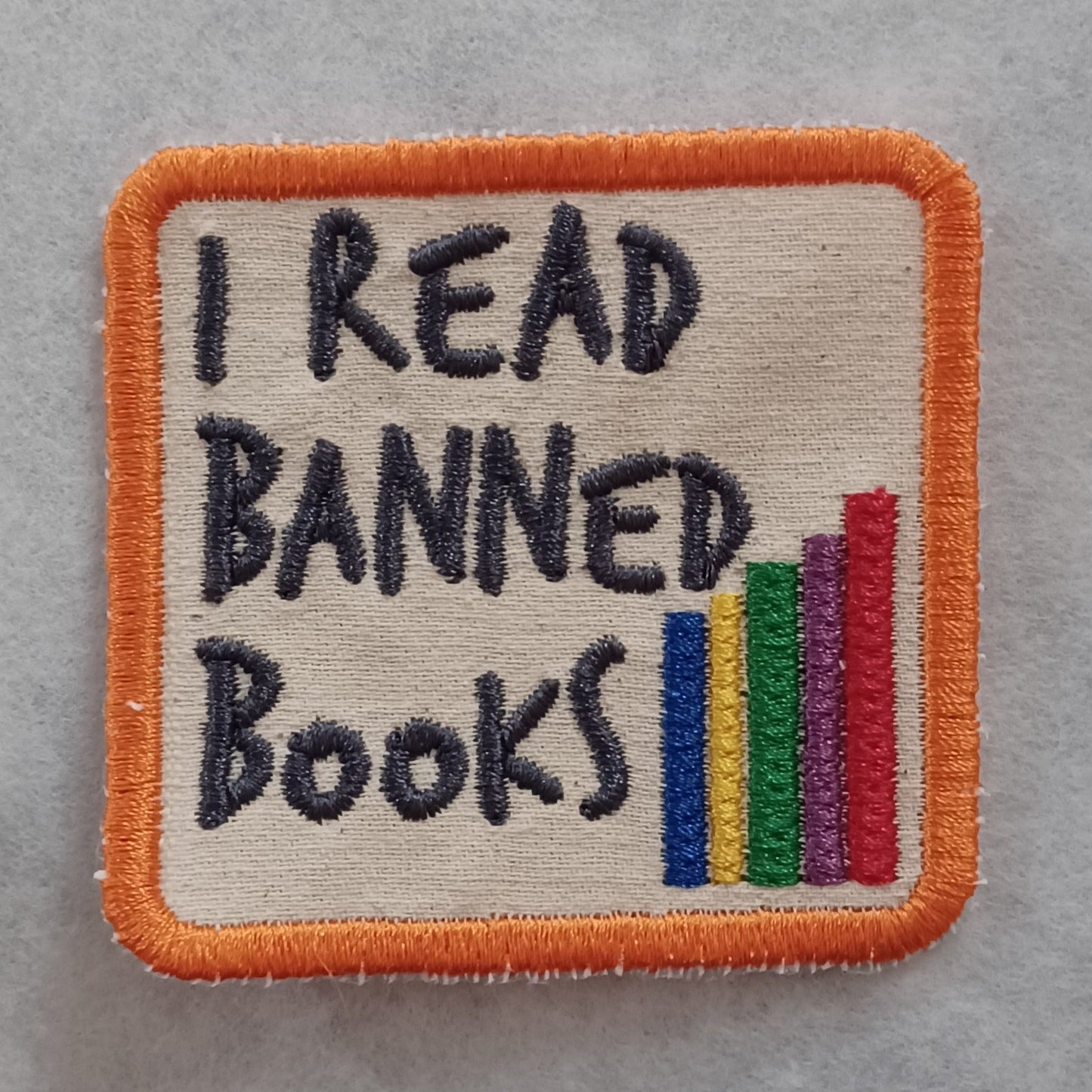 I Read Banned Books Embroidered Patch