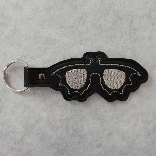 Bat Sunglasses Vinyl Key Ring