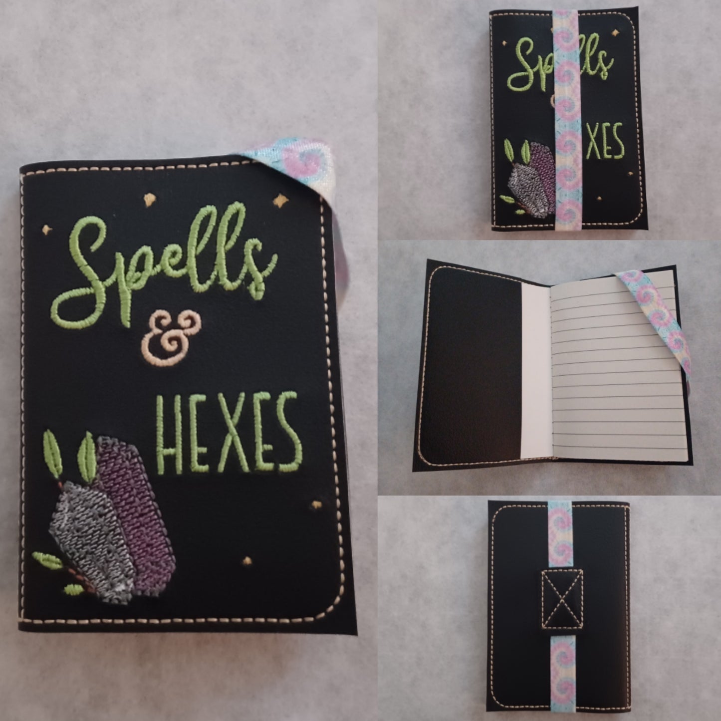 Spells & Hexes Embroidered Notebook Cover