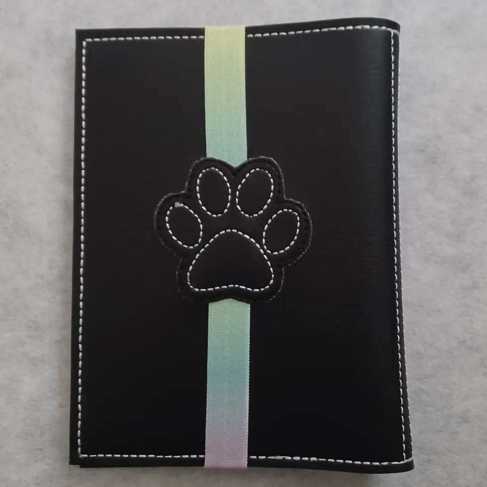 Deep thoughts about life & Love poems about my cat Embroidered Notebook Cover