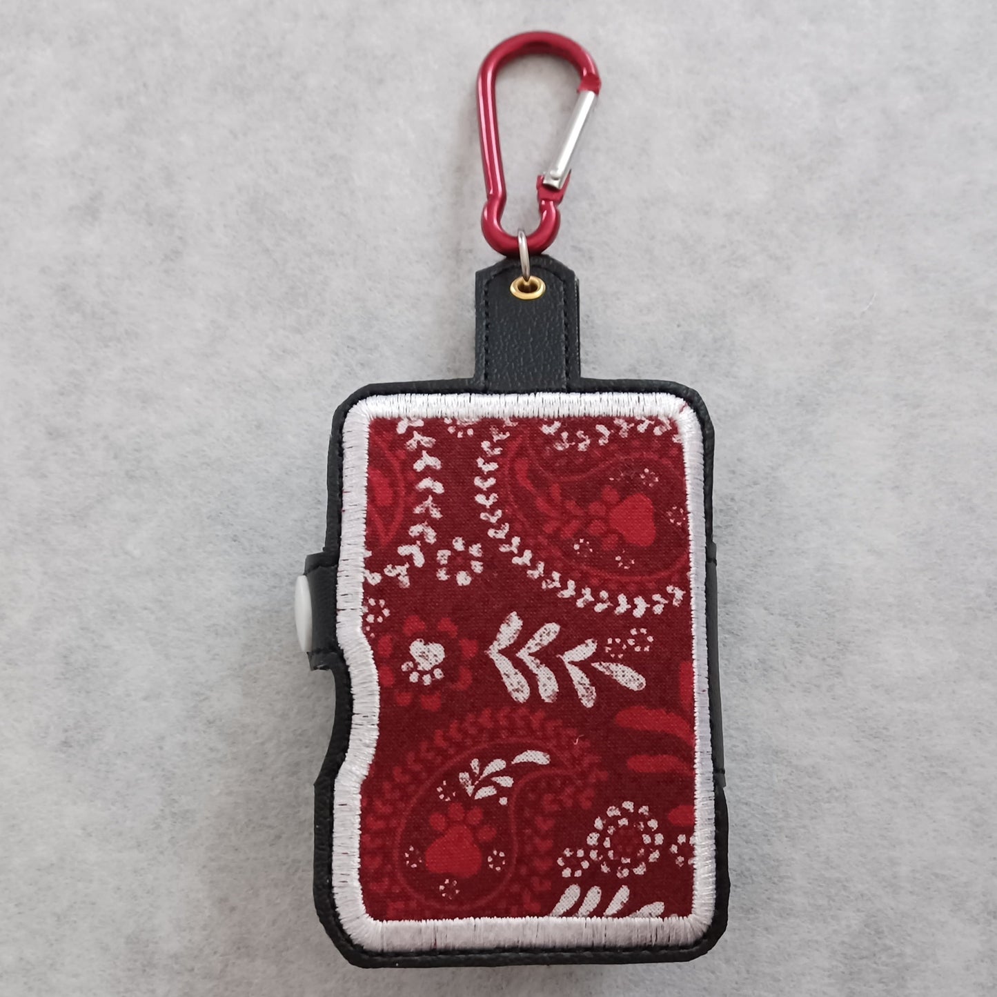 Embroidered Doggie To-Go Holder (Hand sanitizer & poop bag holder)