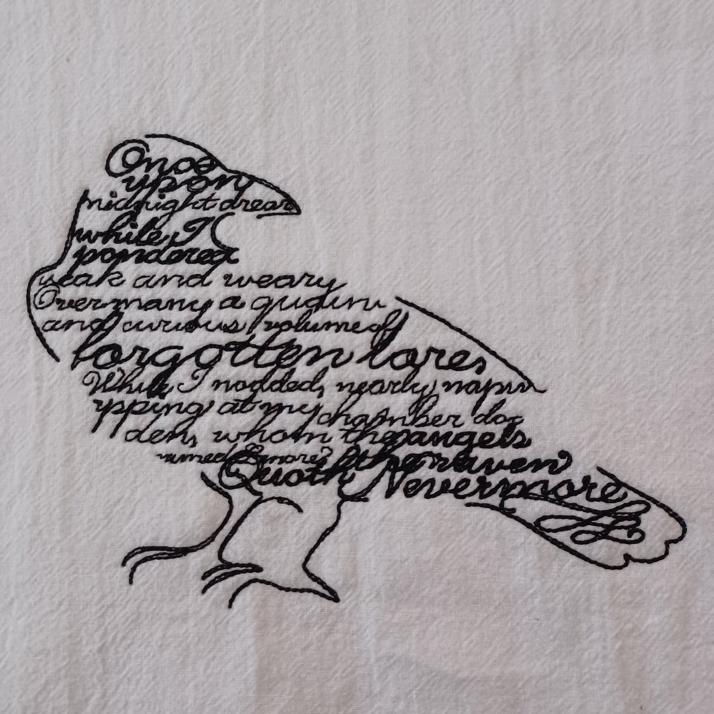 Quoth the Raven (Embroidered CYO)