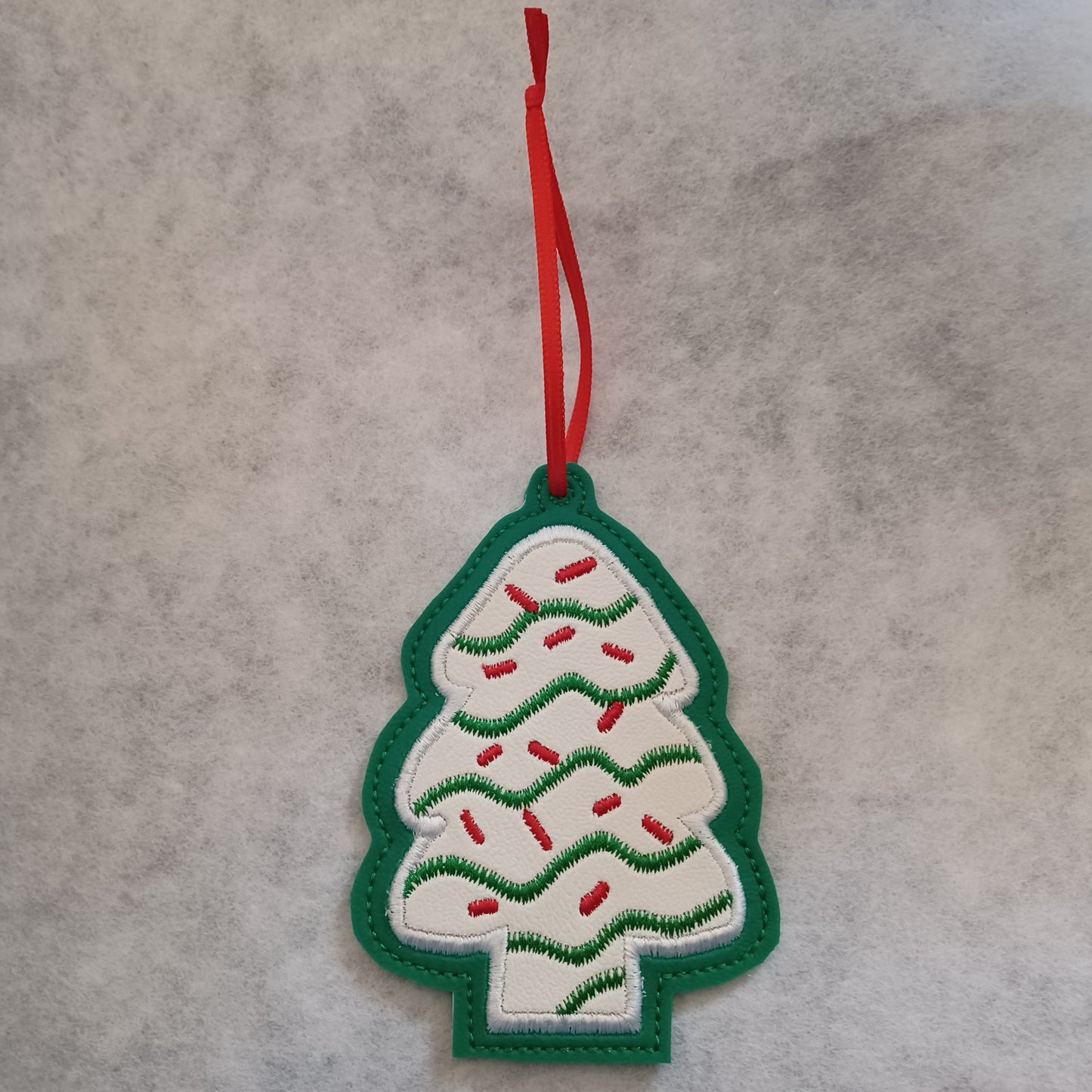 Christmas Tree Snack Cake Ornament
