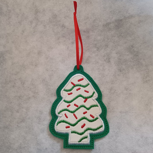 Christmas Tree Snack Cake Ornament