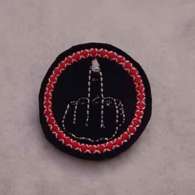 Flying F*** Vinyl Pin