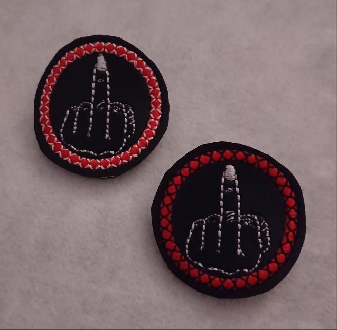 Flying F*** Vinyl Pin