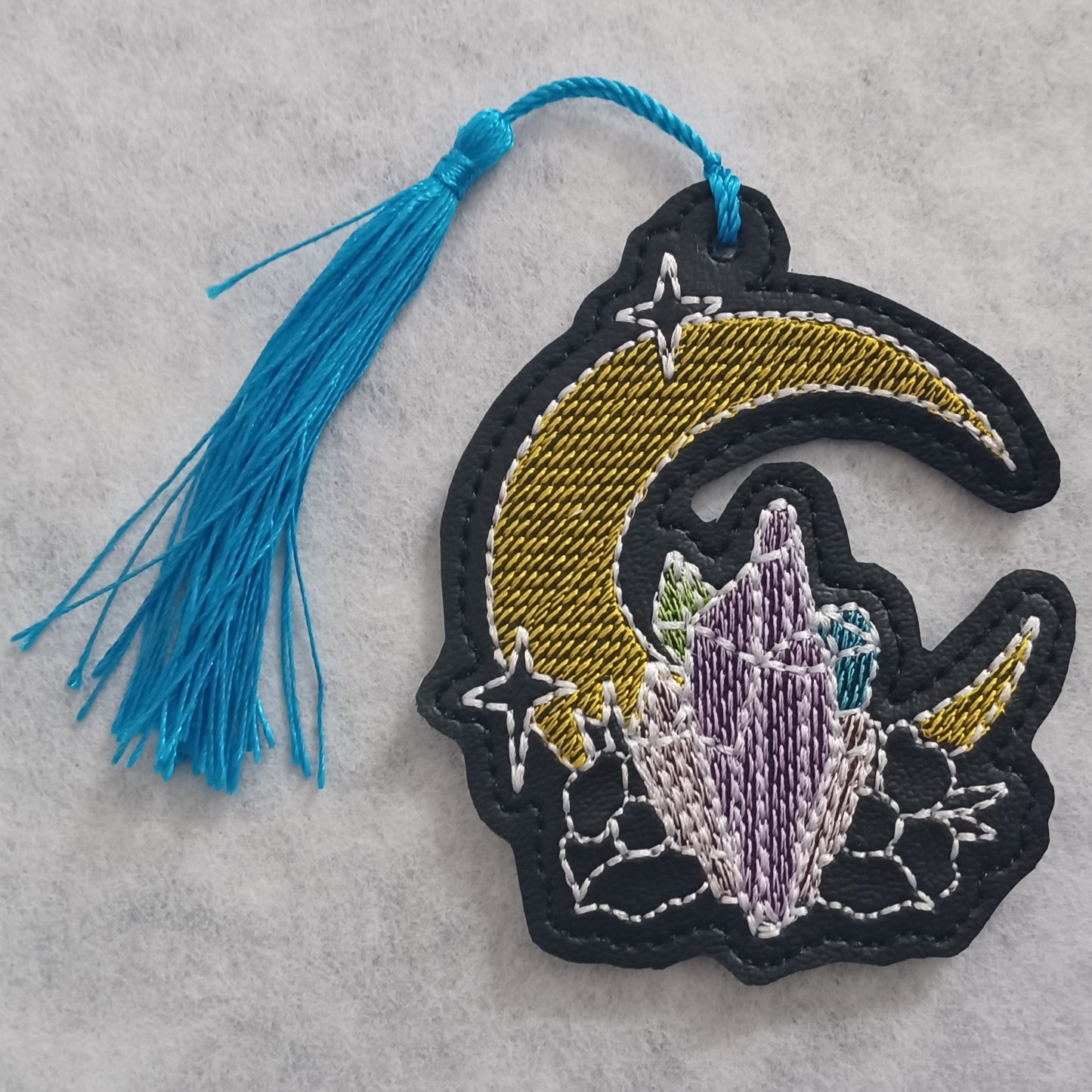 Moon & Crystals Bookmark