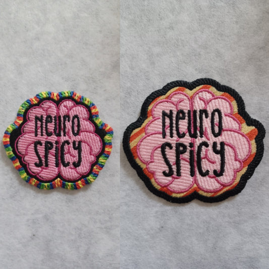 Neuro Spicy Embroidered Patch