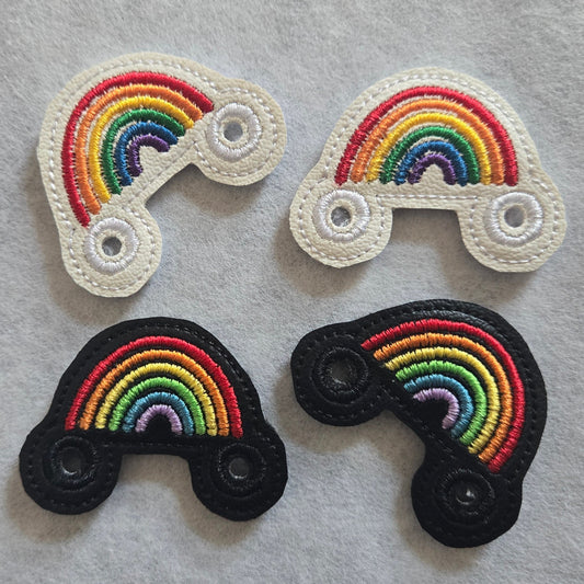 Rainbow Shoe / Boot Charms