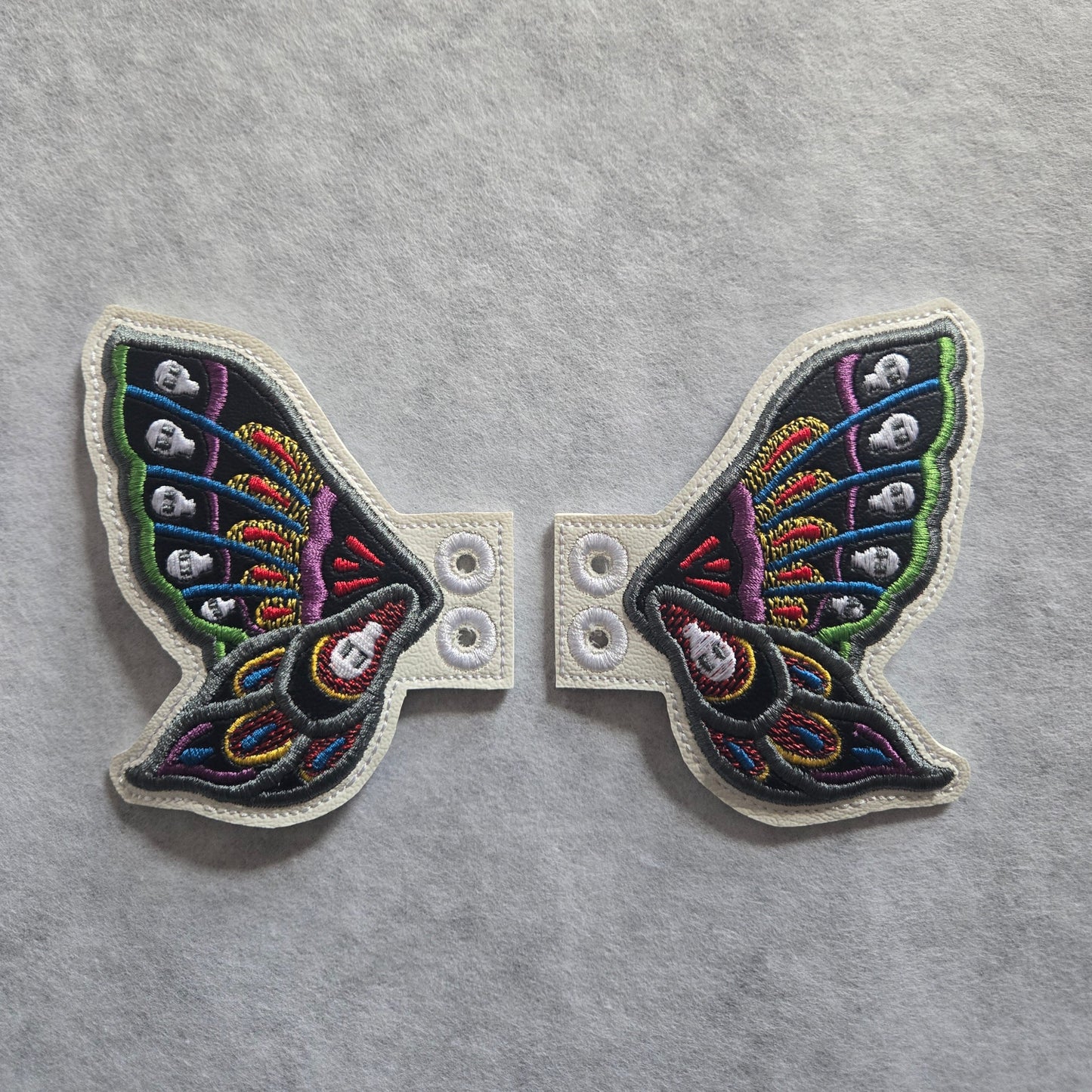 Skull Butterfly Shoe / Boot Wings