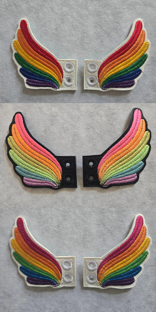 Rainbow Wings Shoe / Boot Wings