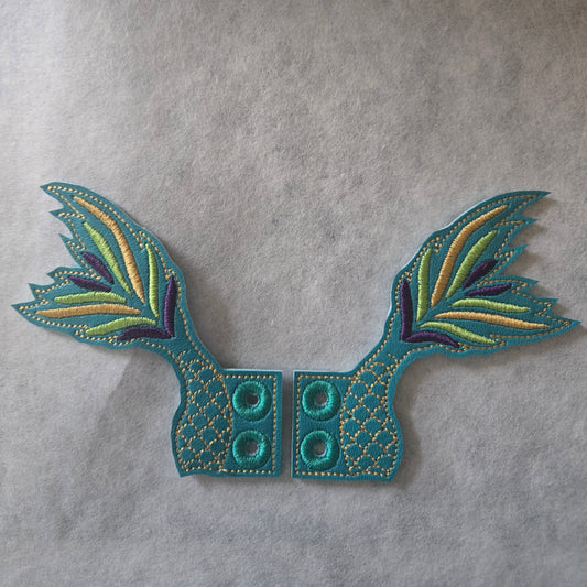 Mermaid Tail Shoe / Boot Wings