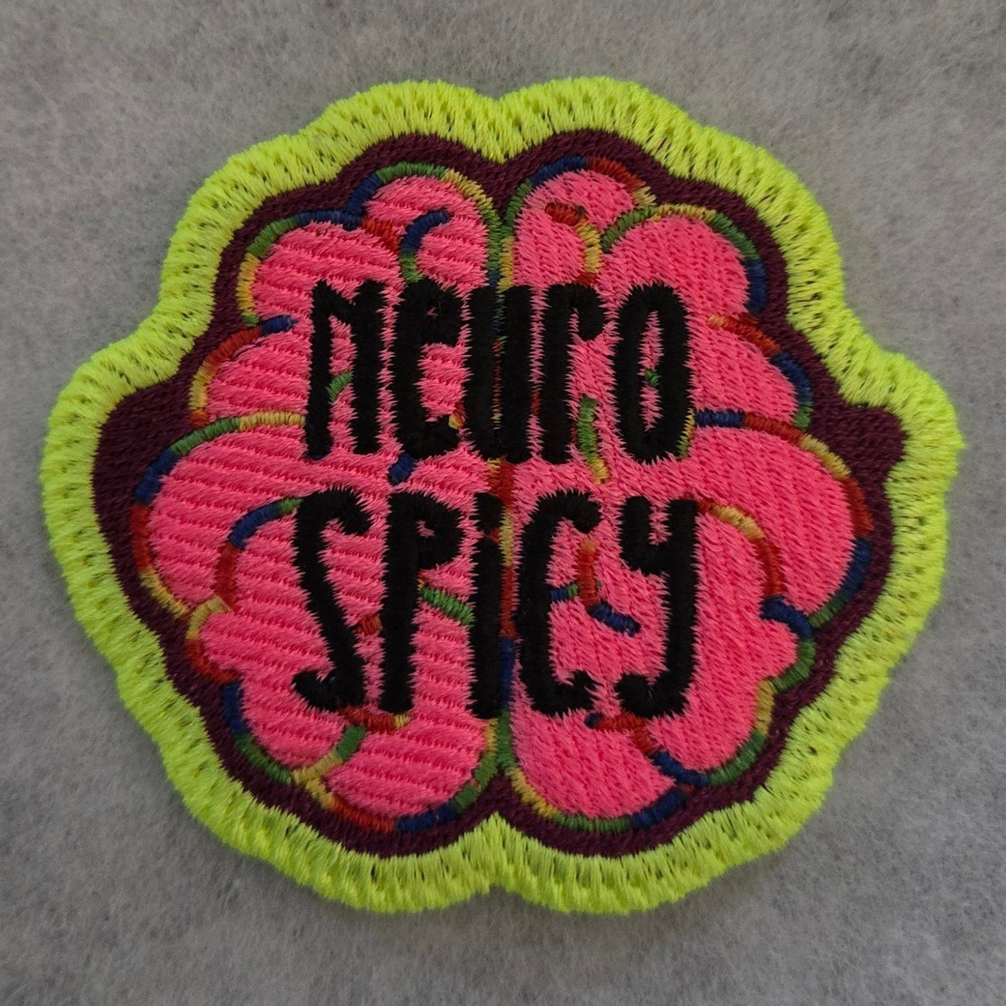 Neuro Spicy Embroidered Patch