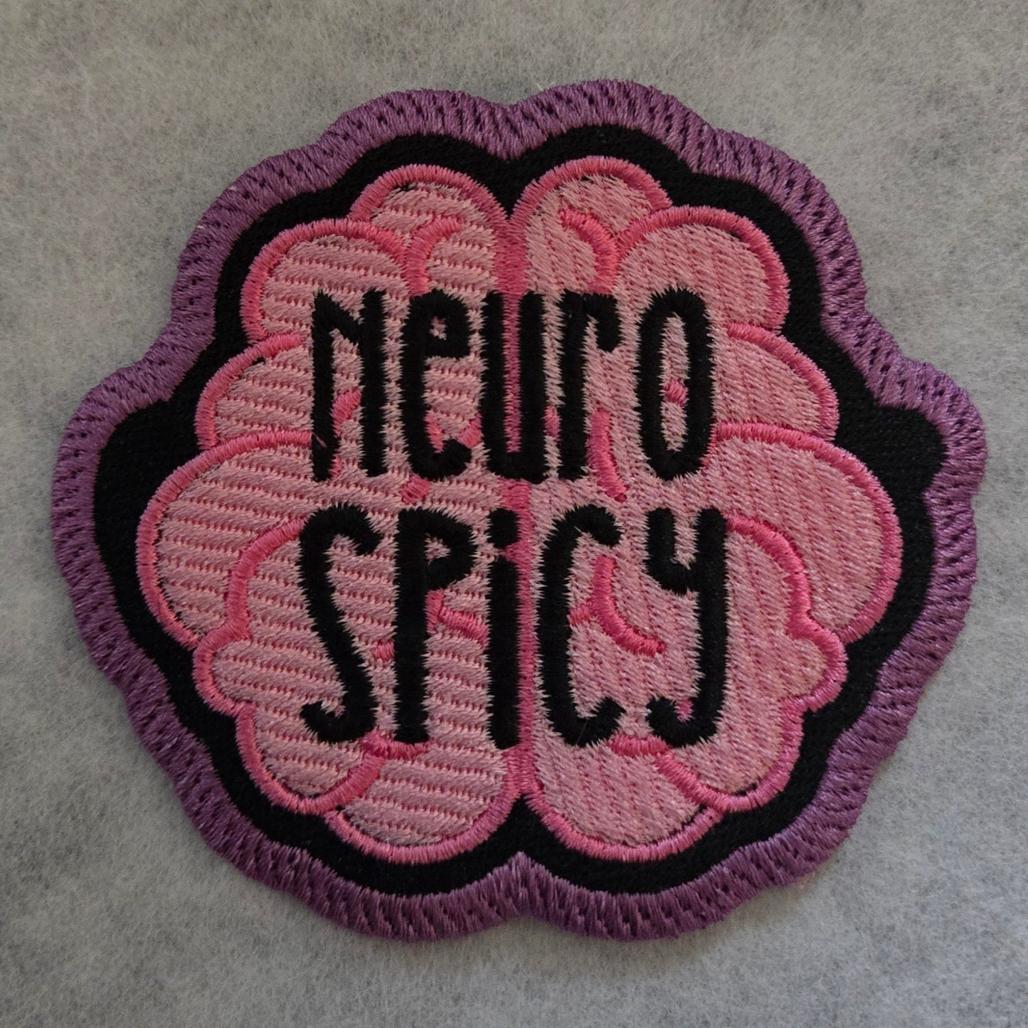 Neuro Spicy Embroidered Patch