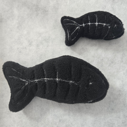 Fish Bones Catnip Plush