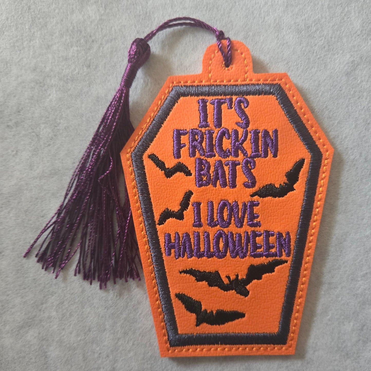 "It's Frickin Bats" Coffin Bookmark