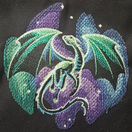 Northern Lights Dragon (Embroidered CYO)