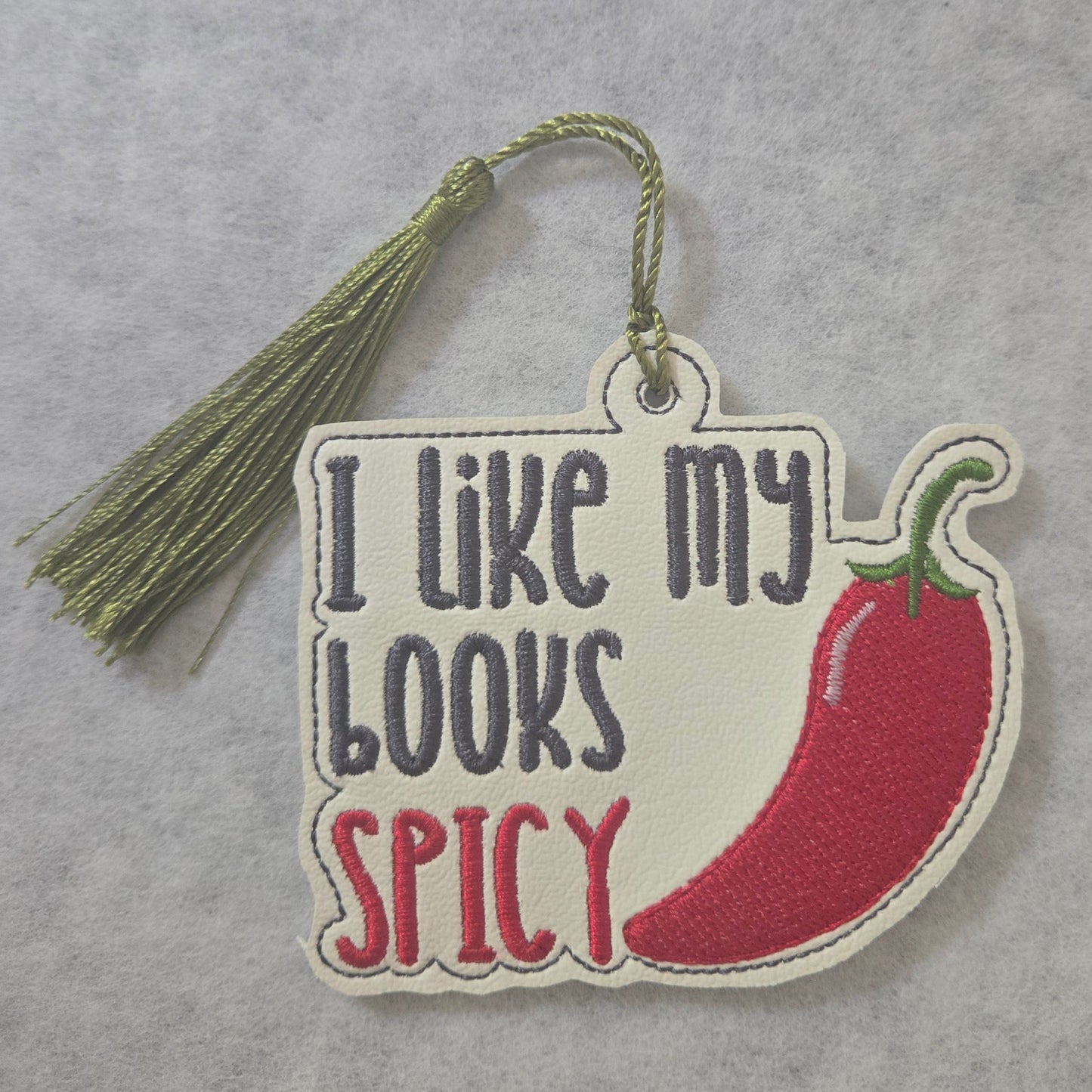 I Like My Books Spicy Bookmark