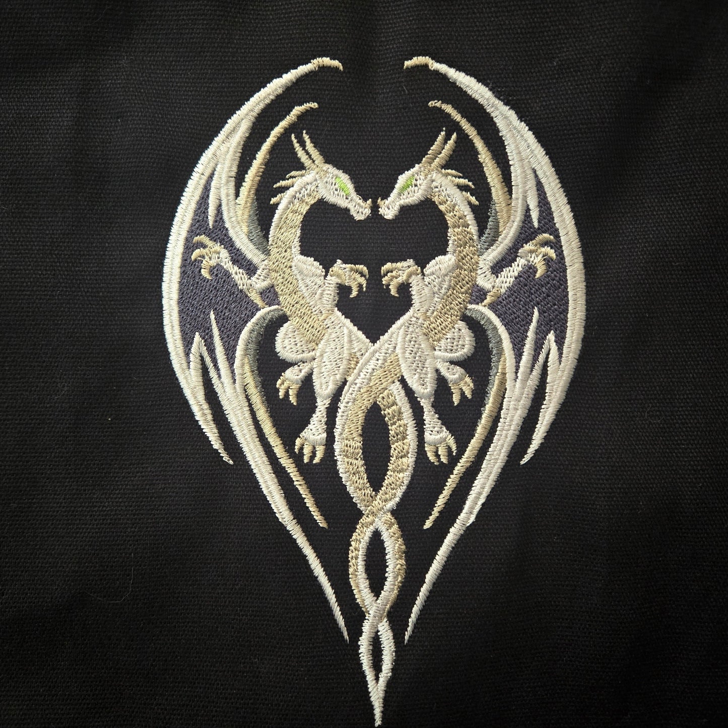 Intertwined Dragons (Embroidered CYO)
