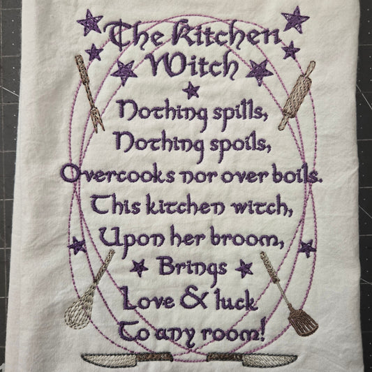 The Kitchen Witch (Embroidered CYO)