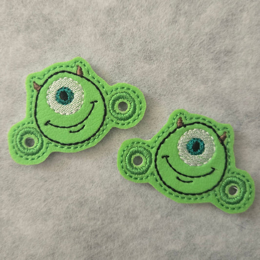 Green Monster Shoe / Boot Charms