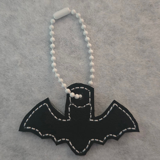 Halloween Bat Friend Embroidered Vinyl Charm