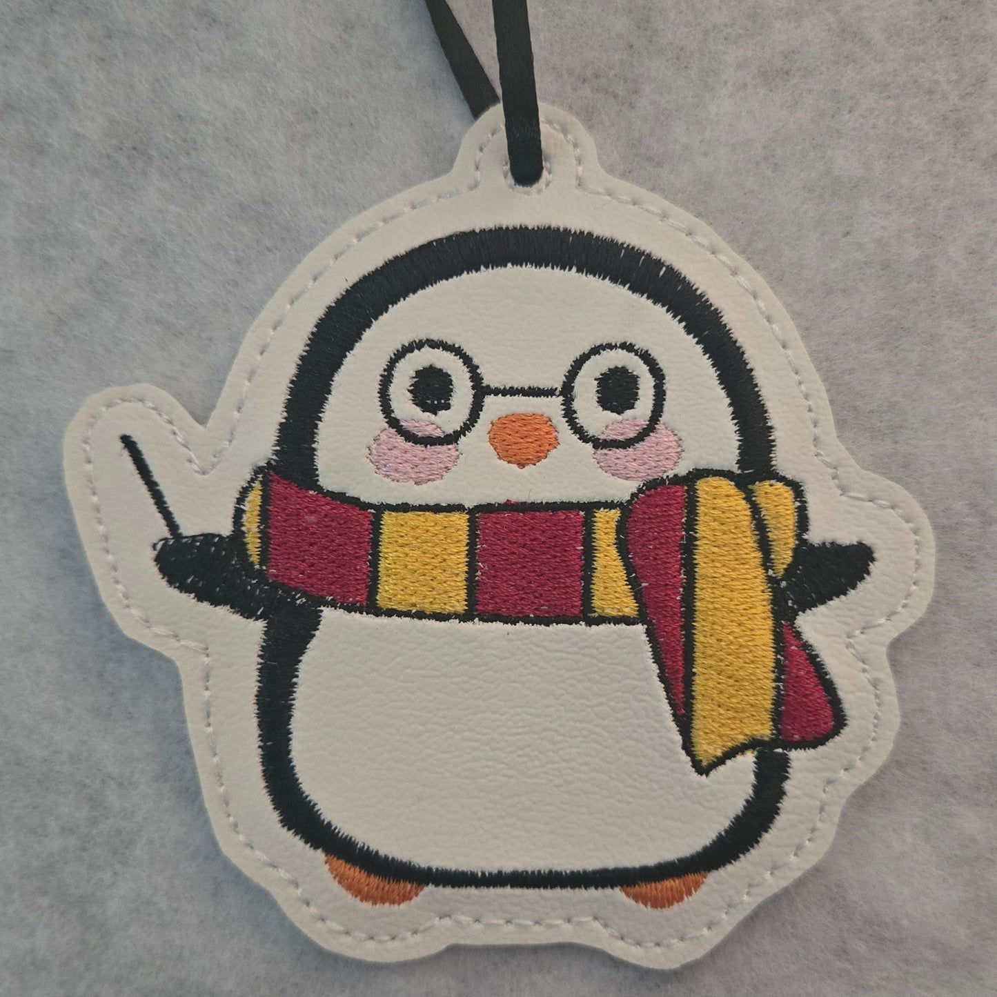 Magic Penguin Embroidered Ornament