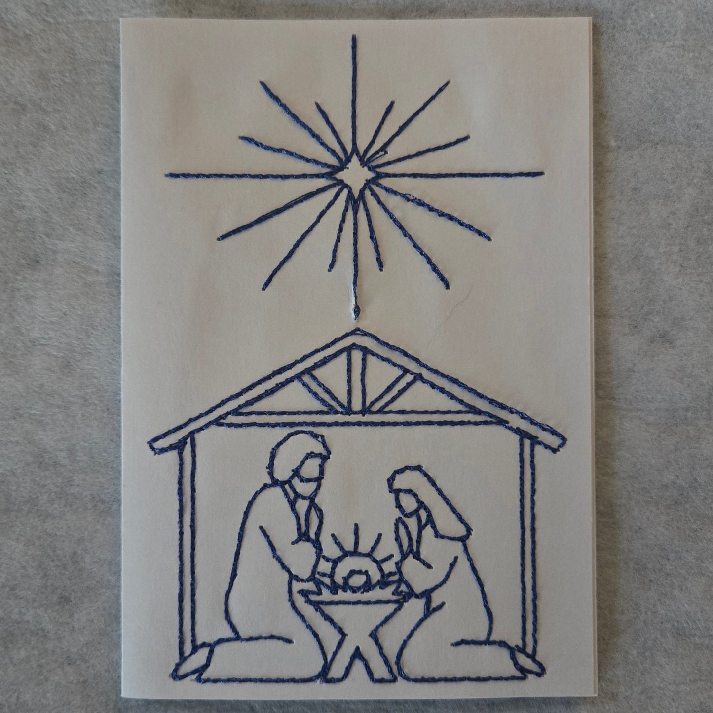 Embroidered Christmas Card Collection