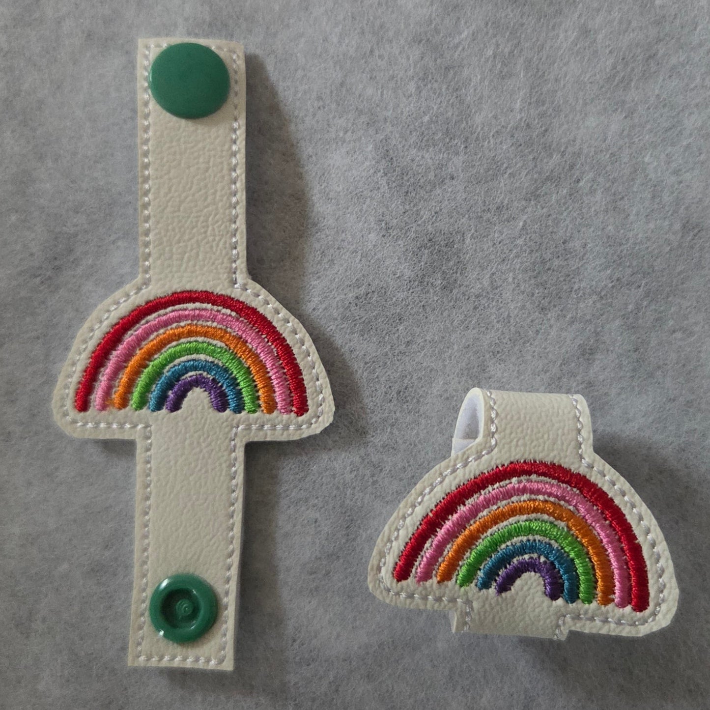 Rainbow Snap Charms