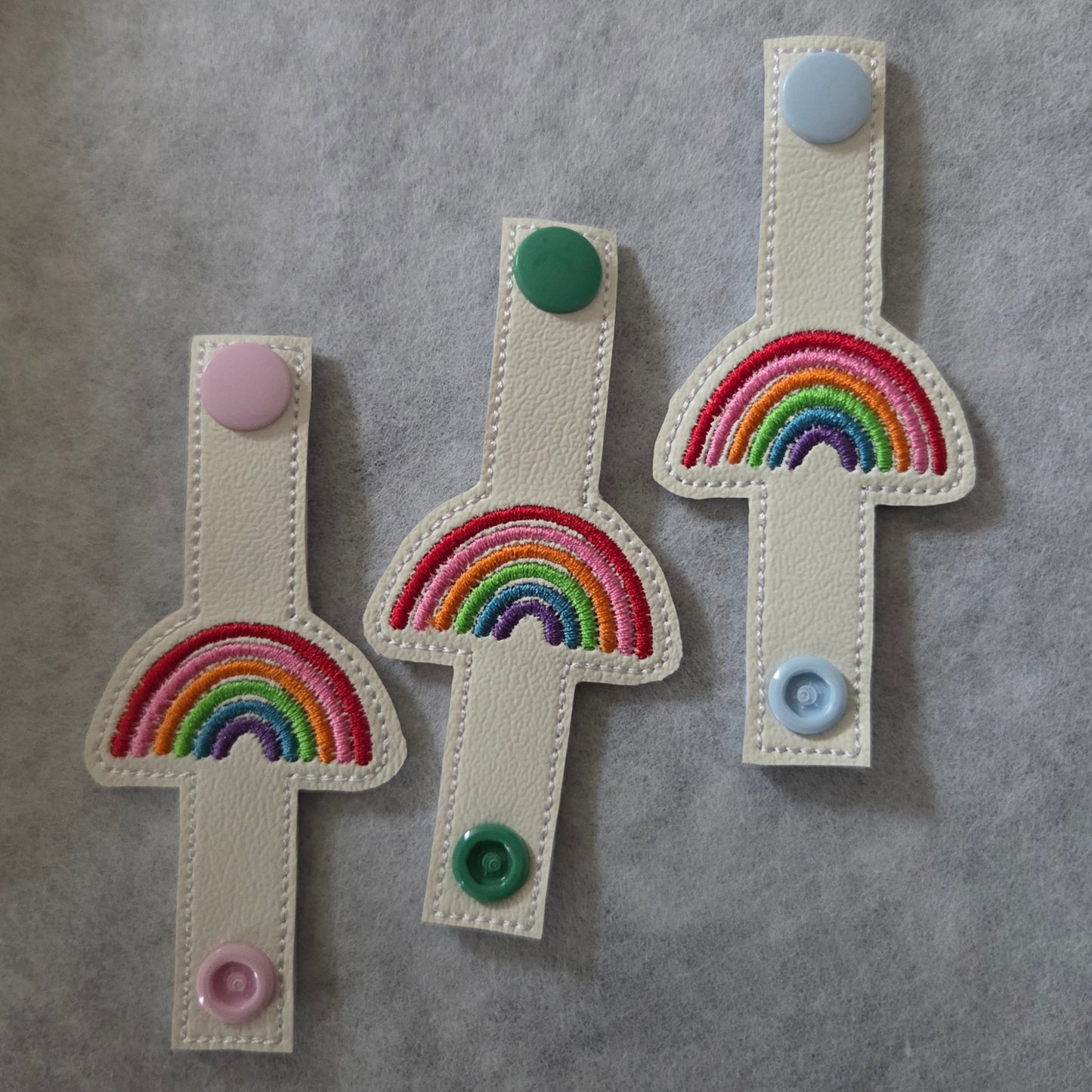 Rainbow Snap Charms
