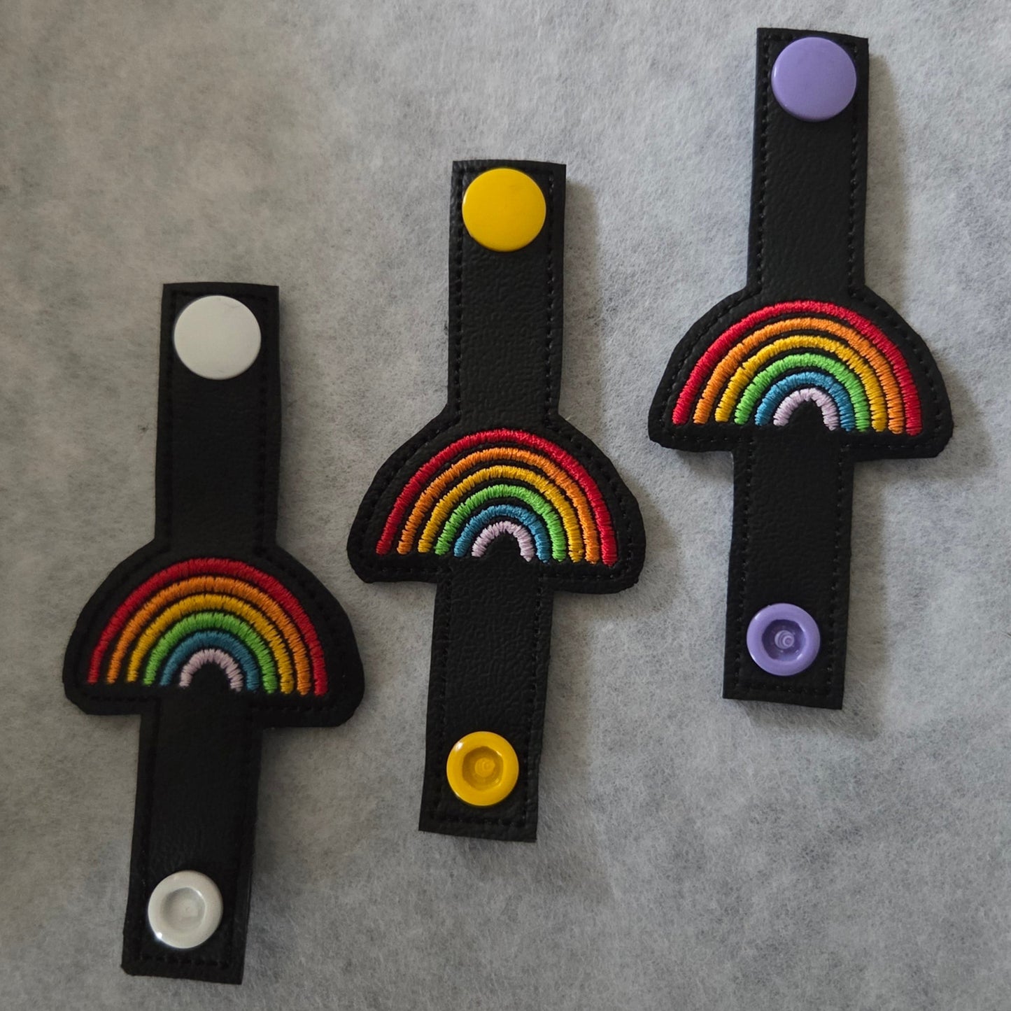 Rainbow Snap Charms