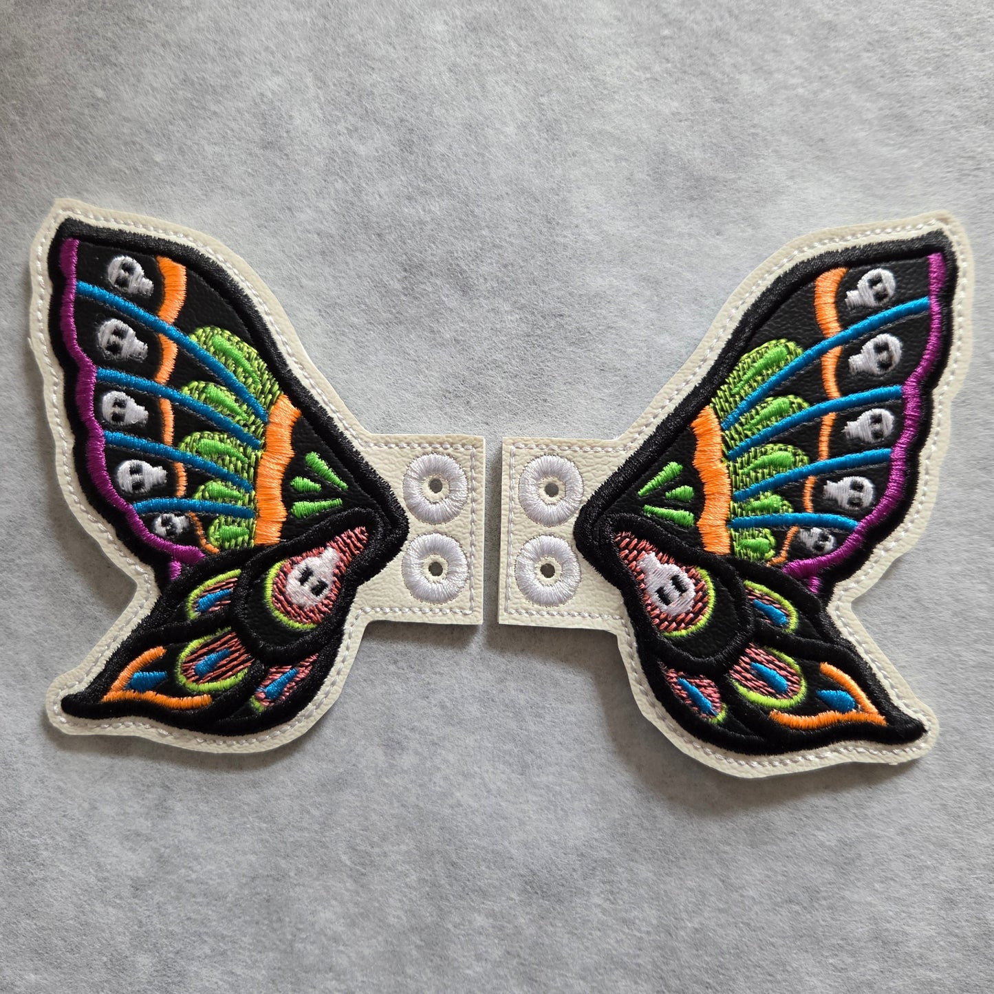Skull Butterfly Shoe / Boot Wings