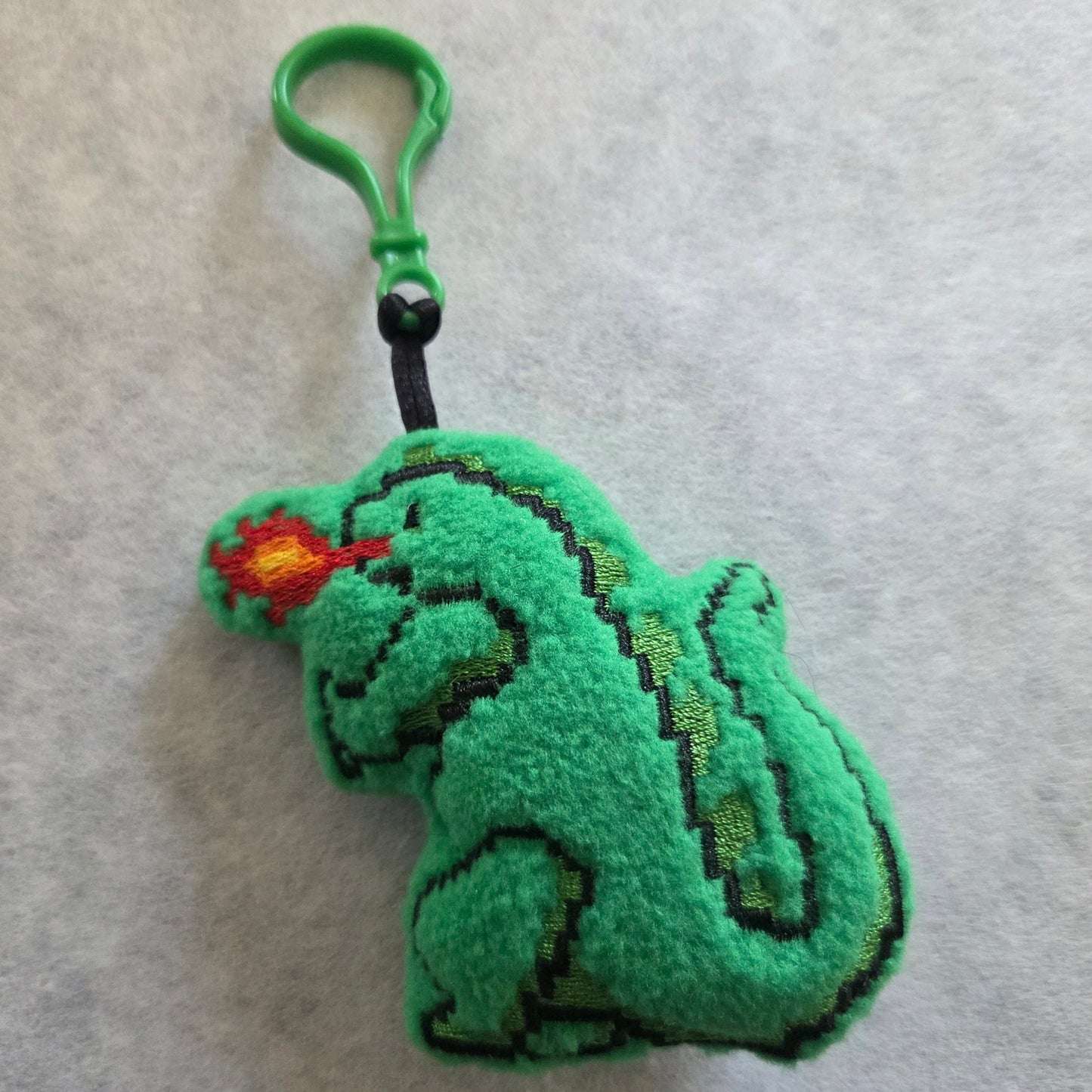 8-bit Large Green Monster Plush