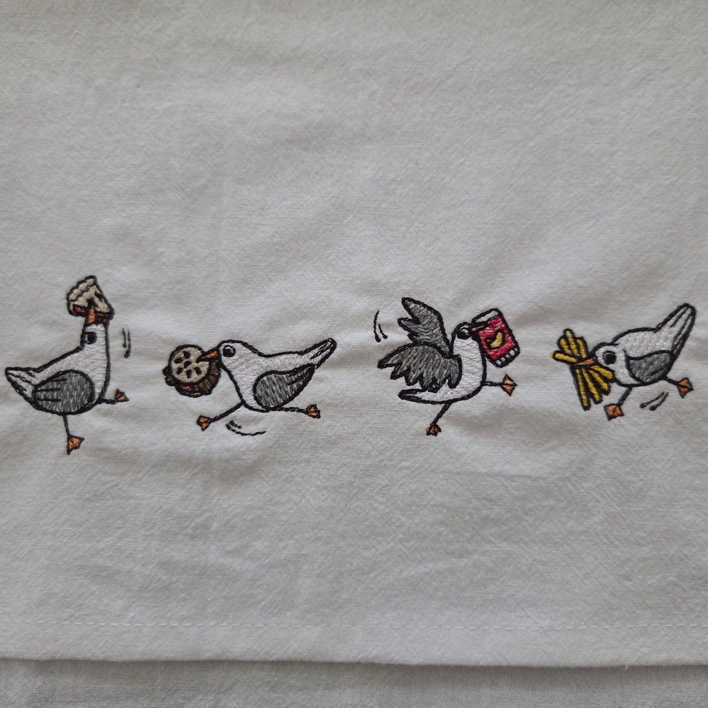 Fast Food Seagulls (Embroidered CYO)