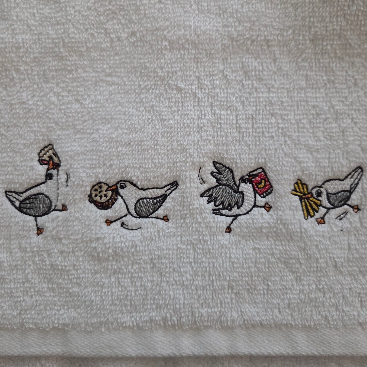 Fast Food Seagulls (Embroidered CYO)