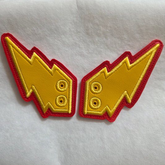 Dark Comics Lightning Guy Shoe / Boot Wings