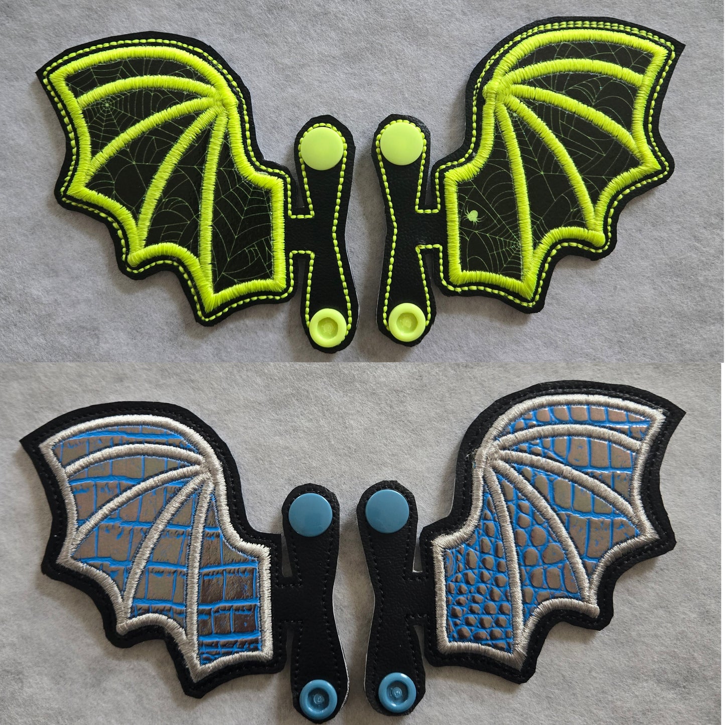 Bat Wings Snap Shoe Wings