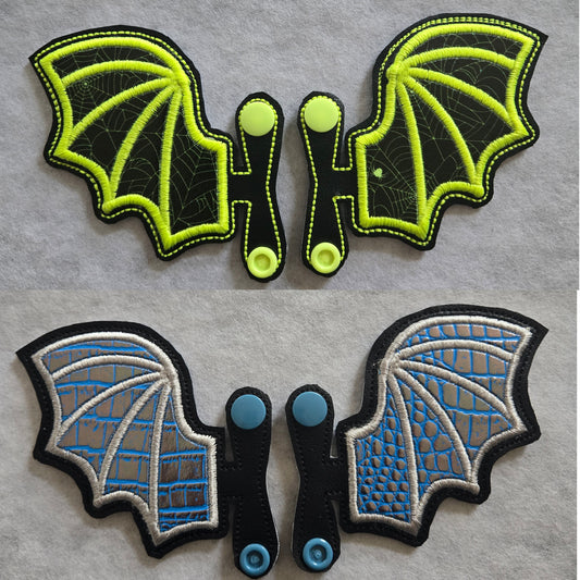 Bat Wings Snap Shoe Wings