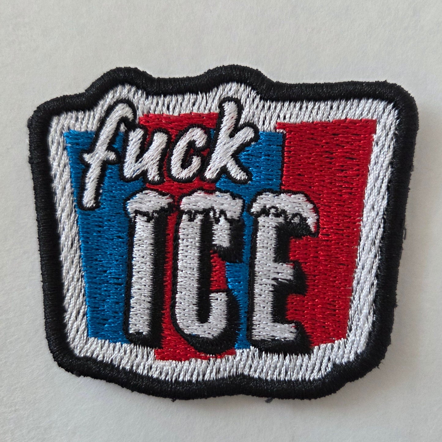 Fuck ICE Embroidered Patch