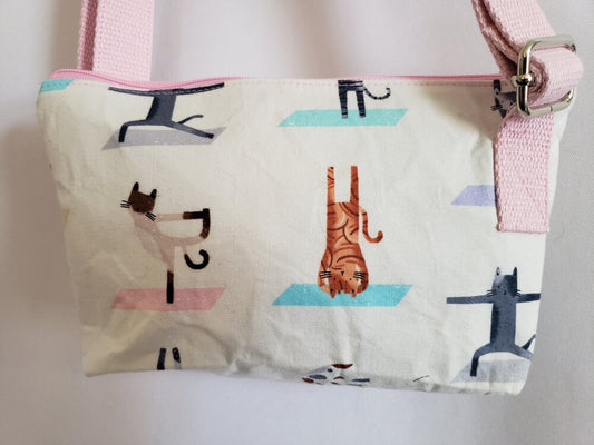 Yoga Cats Crossbody Bag