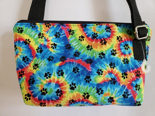 Tie-Dye Paws Crossbody Bag