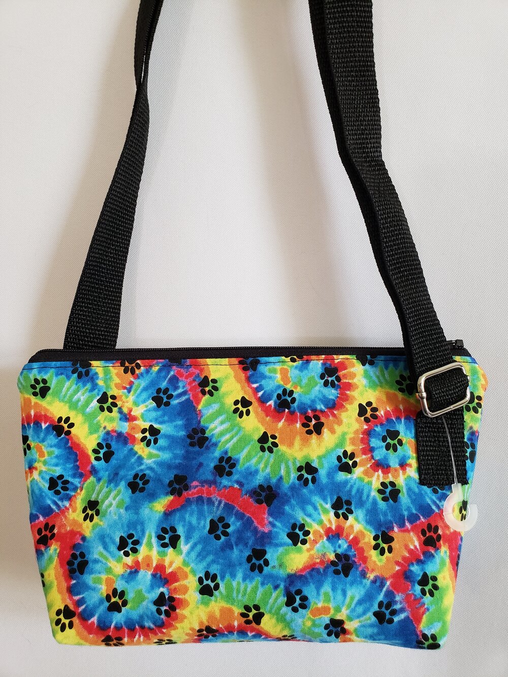Tie-Dye Paws Crossbody Bag