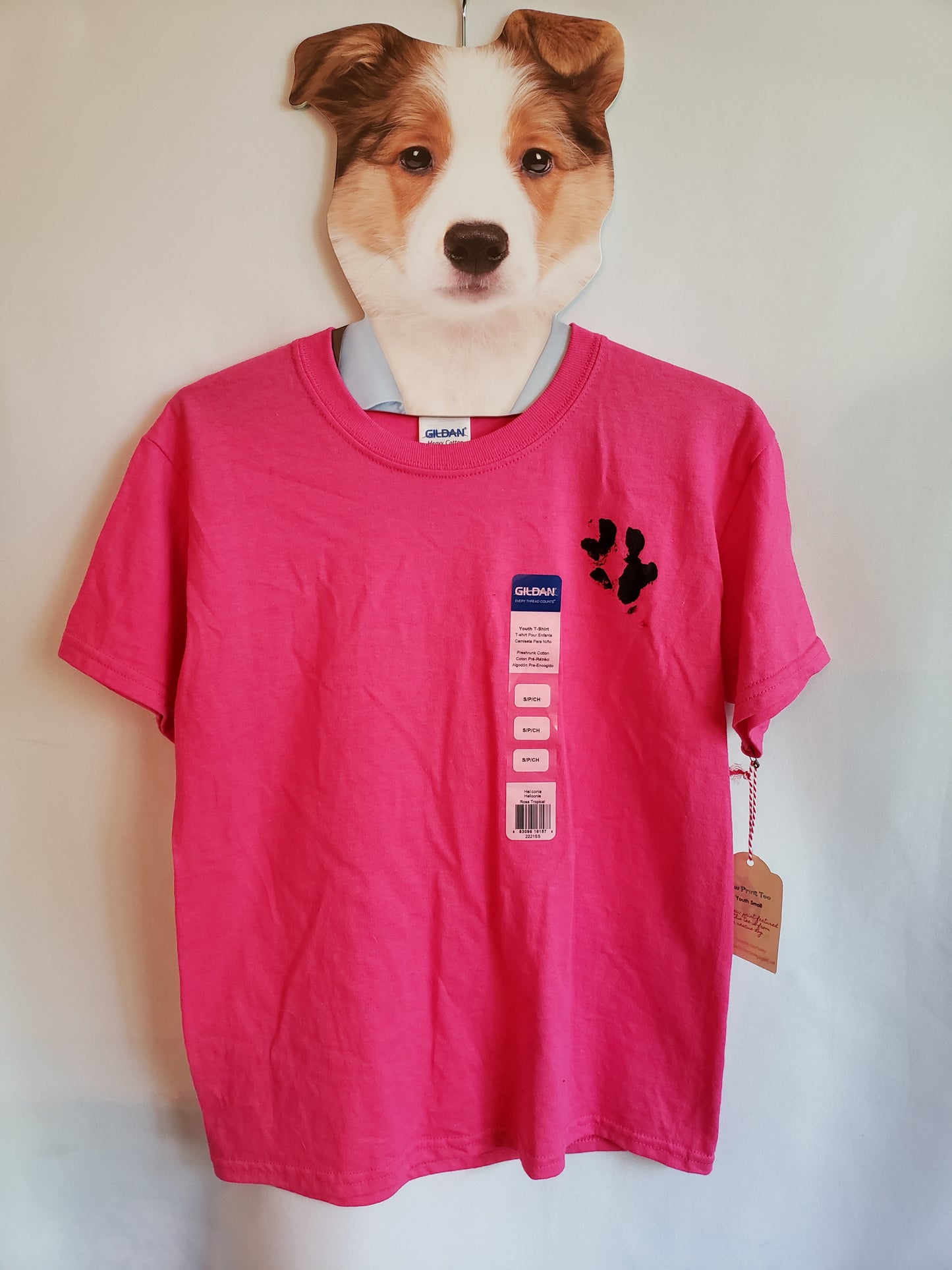 Rescue Dog Pawprint Tee