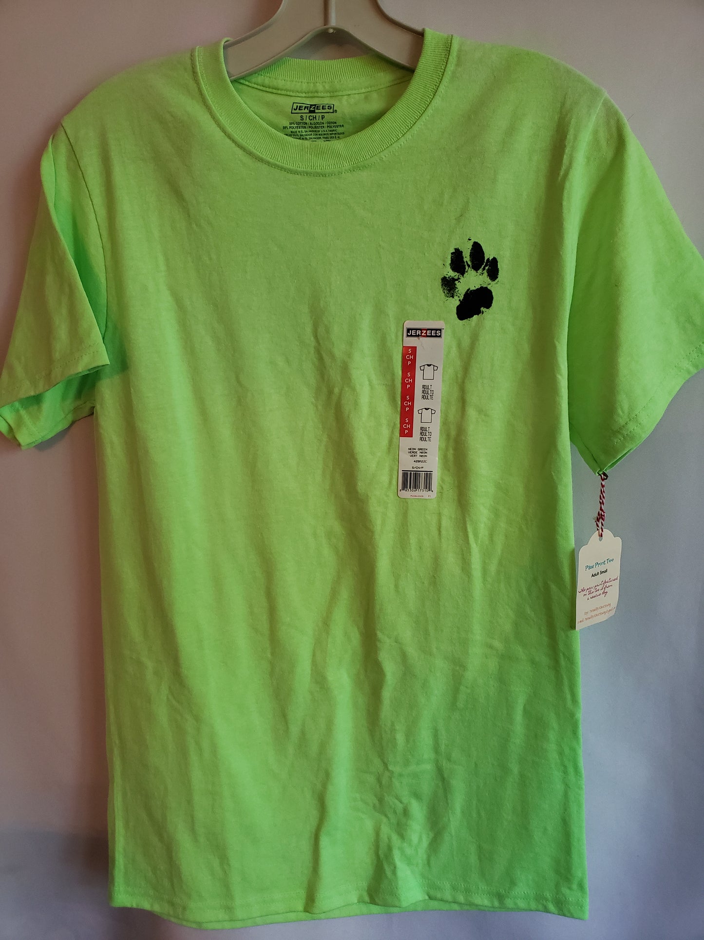 Rescue Dog Pawprint Tee