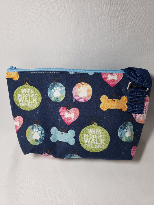 "When in Doubt Walk the Dog" Crossbody Bag