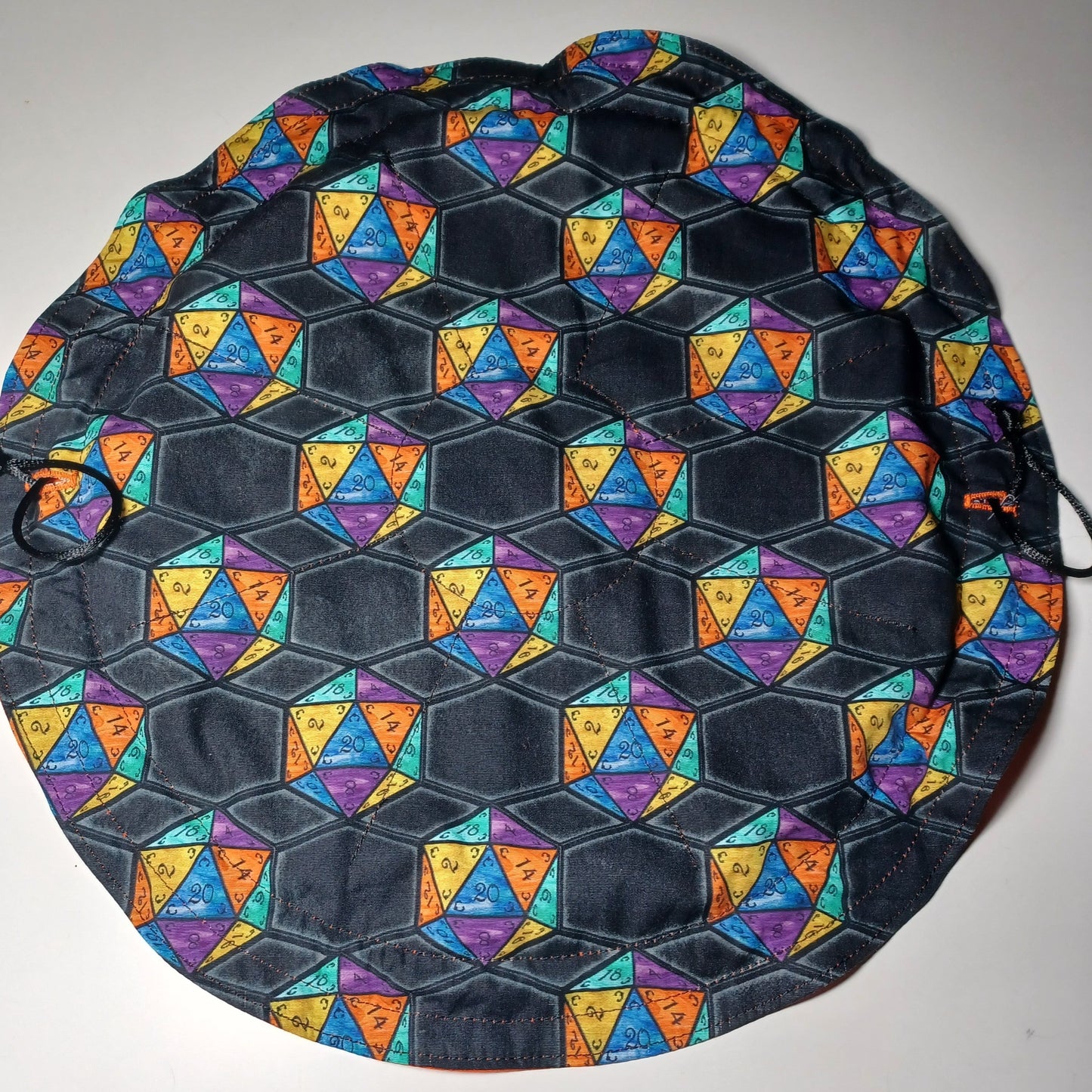 Stained Glass Dice Bundle Bag