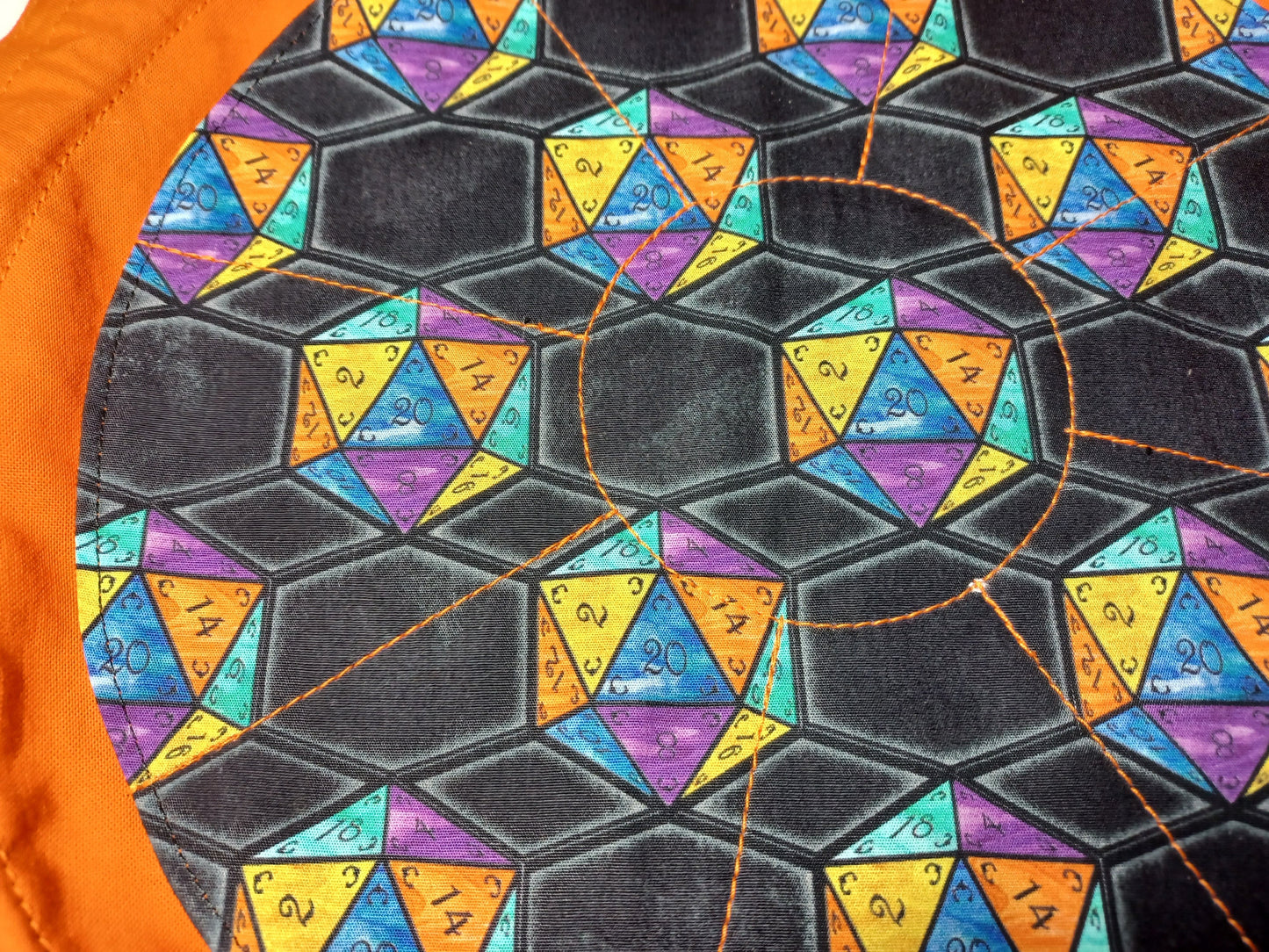 Stained Glass Dice Bundle Bag