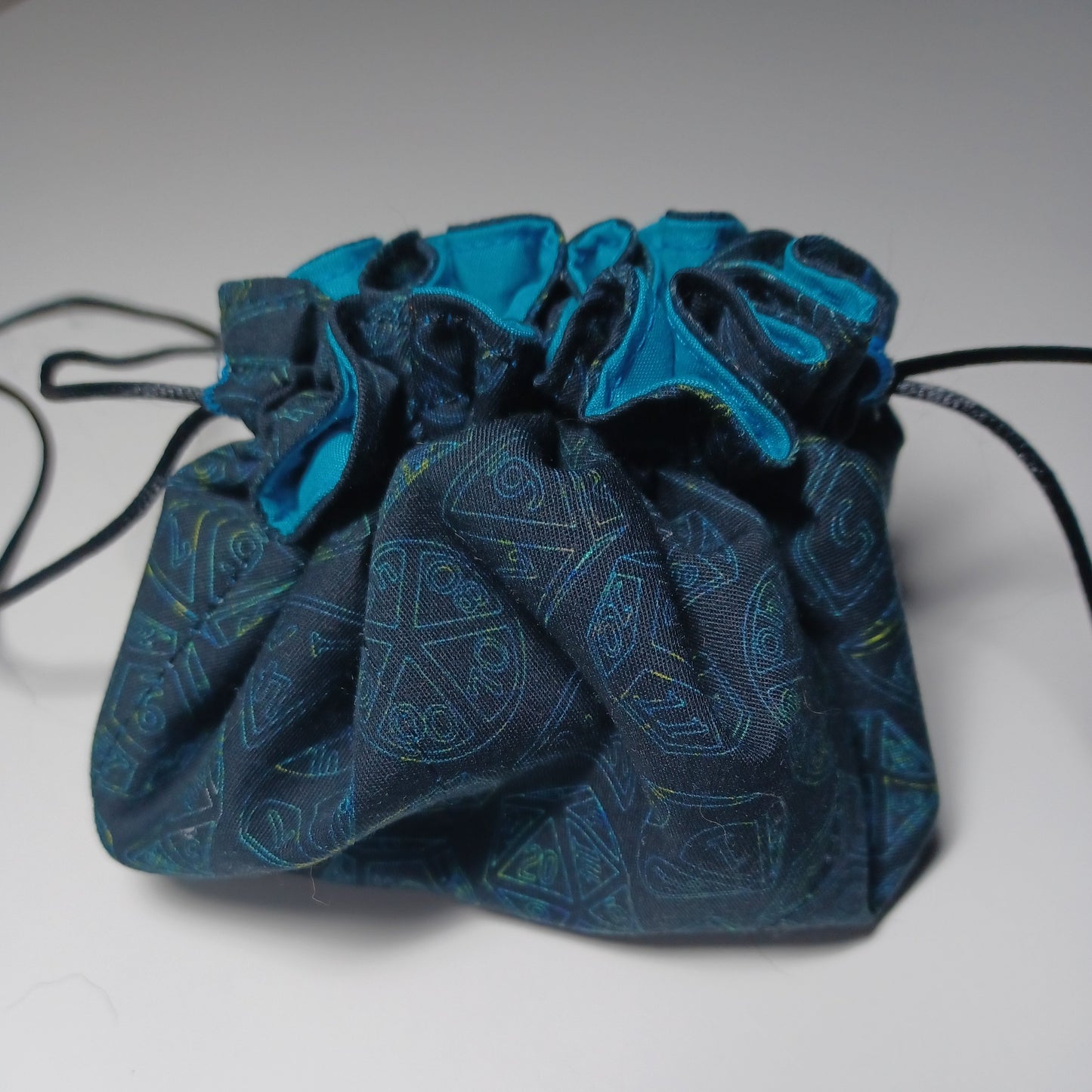 Blue Rainbow Dice Bundle Bag